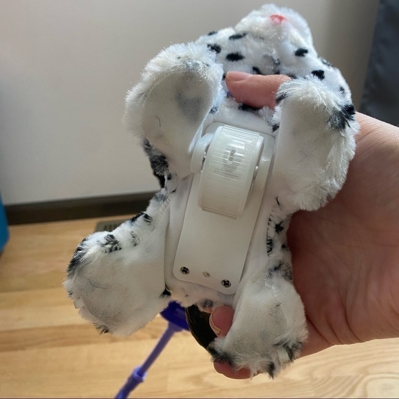 Fur Real Walking Peeing Dog Kids Toy Plush Black White - Picture 3 of 5